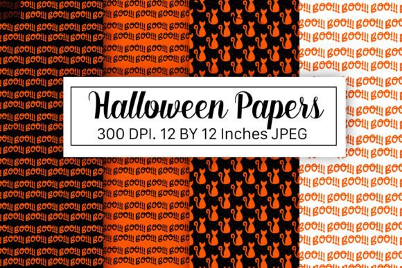 26 Halloween Digital Paper Bundle