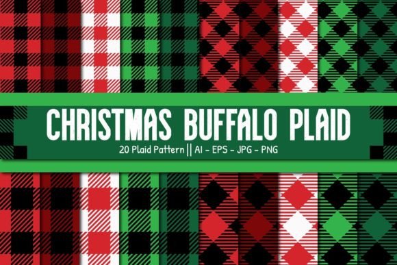 Christmas Buffalo Plaid: A Practical Guide to Using 20 Rustic Patterns in Real Design Work