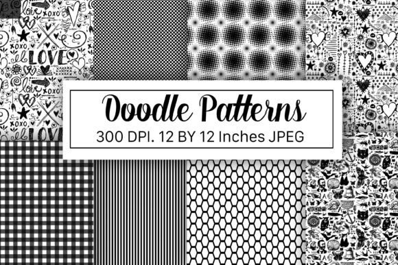 Cute Abstract Doodle Pattern Bundle