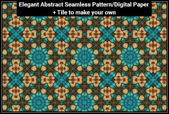 Elegant Seamless Pattern Tile 004