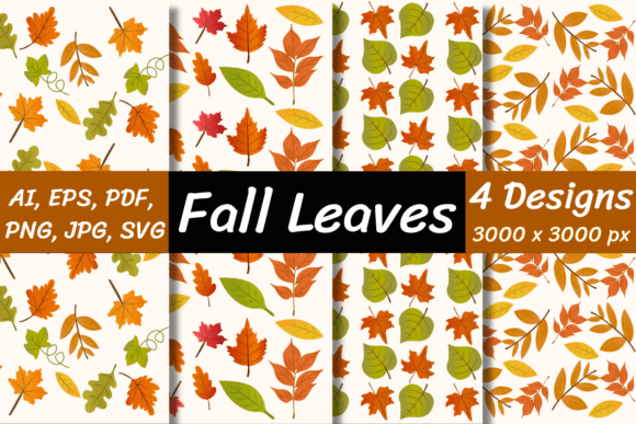 Fall Leaves Digital Papers