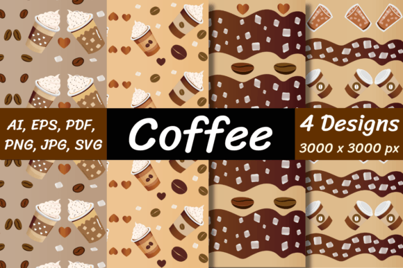 Iced Coffee Patterns