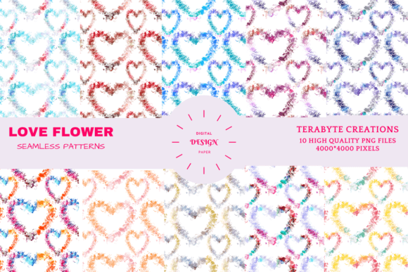 Love Flower Pattern: Seamless, Natural, and Ready for Real Projects