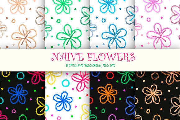Naive Flowers: Bright, Playful & Ready to Use