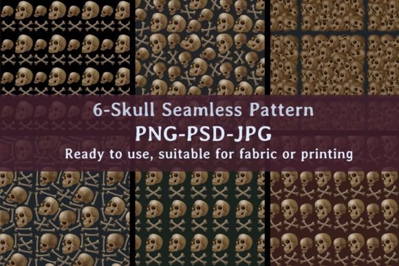 Skull Seamless Pattern: Creative Freedom, Print-Ready Precision