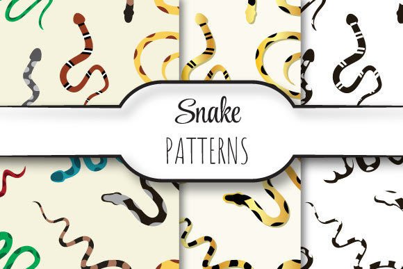 Snakes: Seamless Vector Patterns for Professional Design Projects