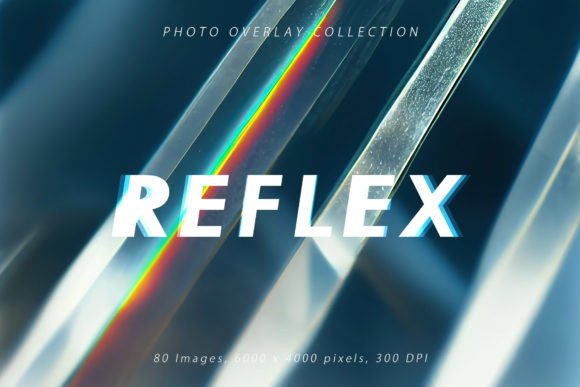 Transform Your Visuals with 80 Glass Reflection Photo Overlays