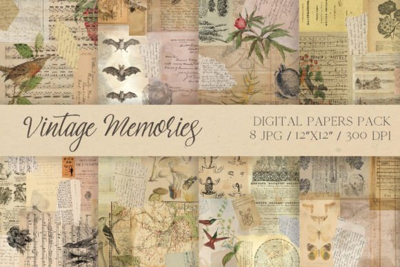 Vintage Digital Paper Background Texture: Timeless Appeal, Modern Versatility