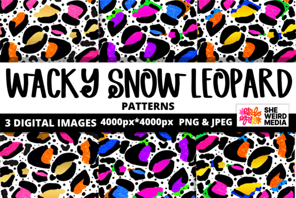Wacky Snow Leopard Pattern Bundle