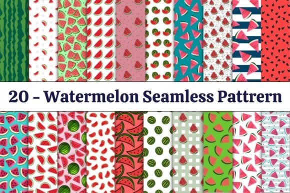 Watermelon Seamless Pattern Bundle: A Creative Designer’s Essential Resource