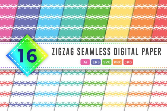 Zigzag Seamless Digital Paper: A Versatile Foundation for Modern Creative Workflows